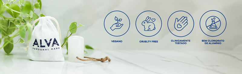 Alva Personal Care Desodorante Stick Cristal Sem Embalagem Alva - 120G