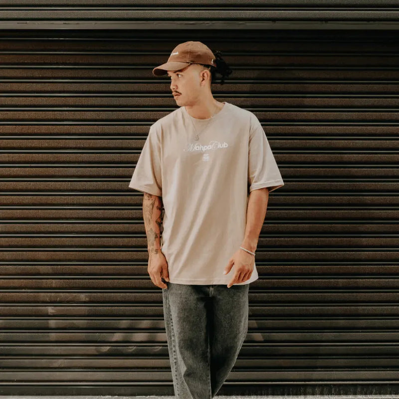 Camiseta Mahpa Human Journey Bege
