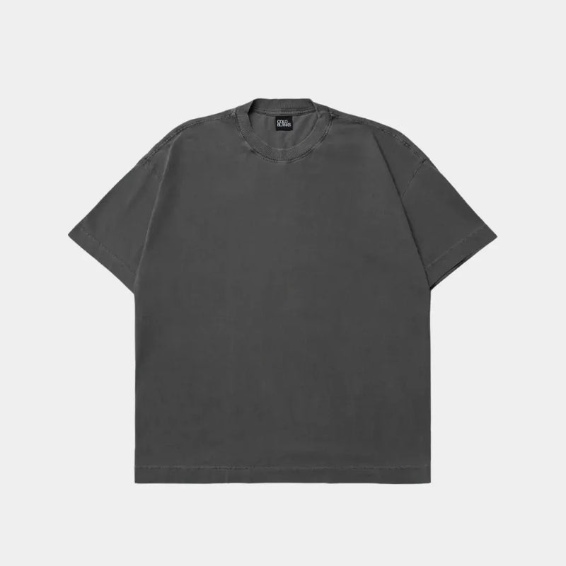 Camiseta Cold Blanks Tubular Regular Cinza Estonado