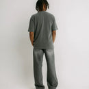 Camiseta Cold Blanks Tubular Regular Cinza Estonado