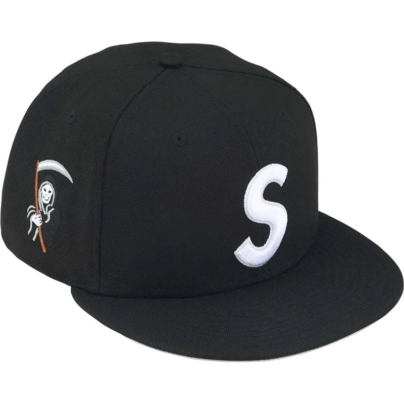 New Era x Supreme Boné Reaper S Logo Black FW25-W7
