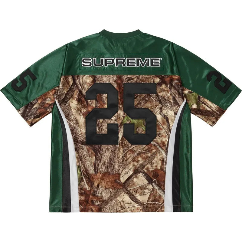 Jersey Supreme Cancer Awareness Football Green FW25-W8