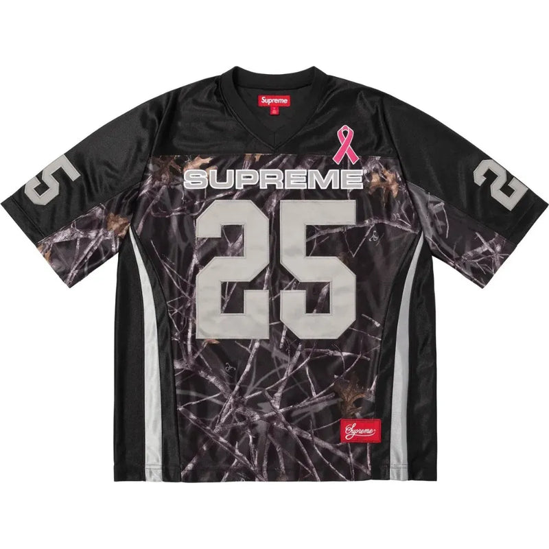 Jersey Supreme Cancer Awareness Football Black FW25-W8