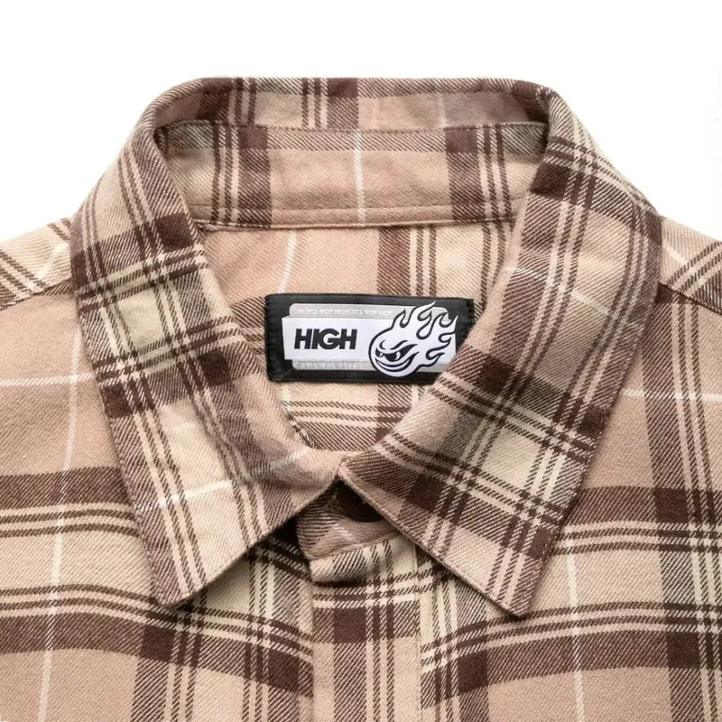 Camiseta High Company Button Star Dark Brown