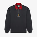 Porsche x Aimé Leon Dore Pullover Jacquard Collar Quarter Zip Charcoal
