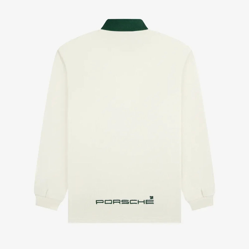 Porsche x Aimé Leon Dore Camiseta Crest Rugby Pristine