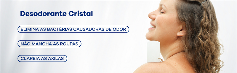 Alva Personal Care Desodorante Stick Cristal Sem Embalagem Alva - 120G