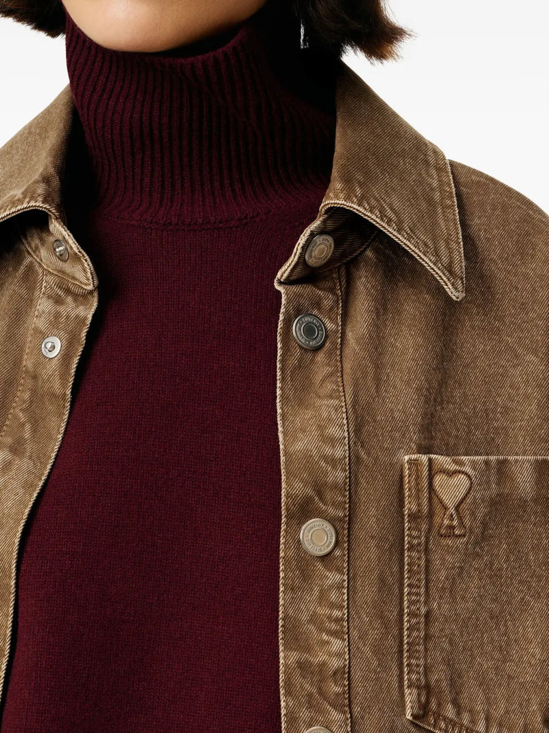 AMI Paris Camisa Ami De Coeur de algodão