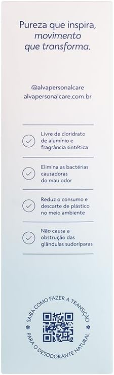 Alva Kit Desodorante Natural - 120g/120ml