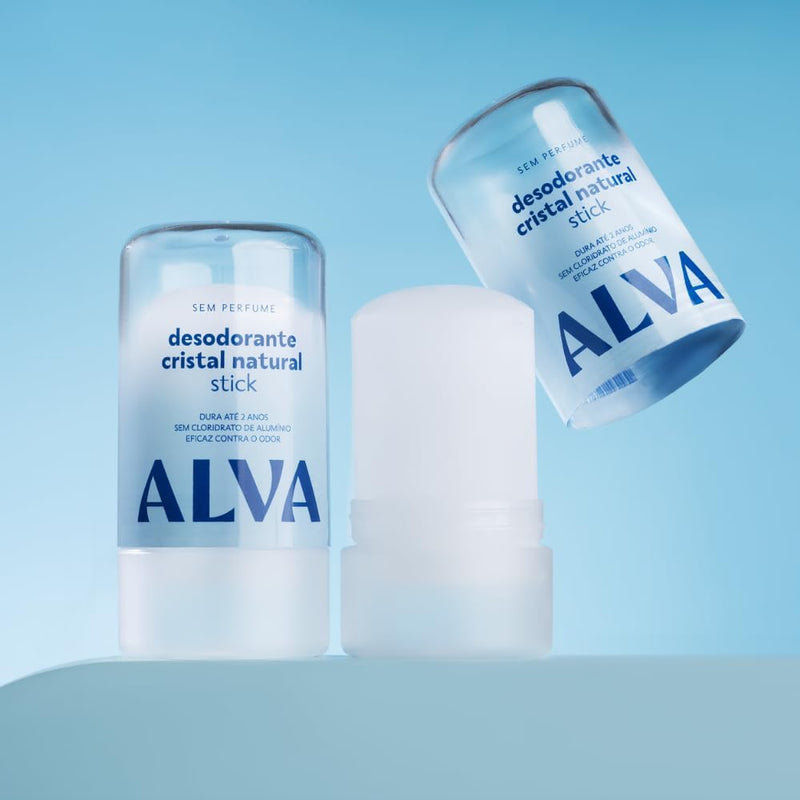 Alva Personal Care, Desodorante Stick Cristal, 120G