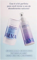 Alva Kit Desodorante Natural - 120g/120ml