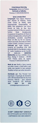 Alva Kit Desodorante Natural - 120g/120ml