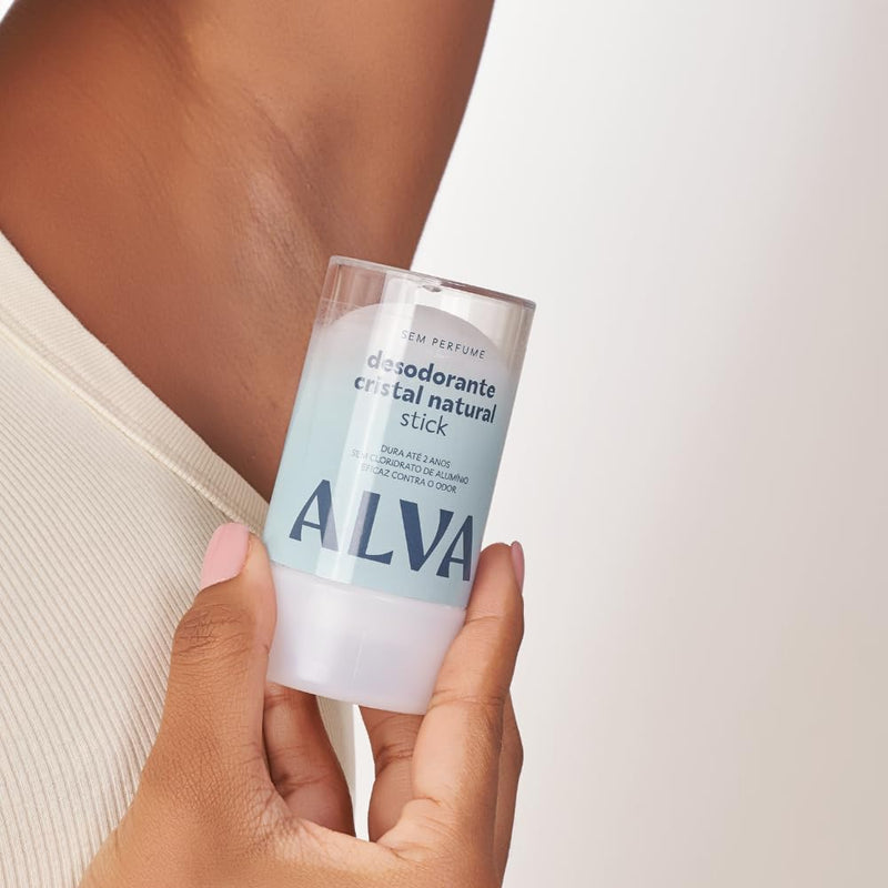 Alva Personal Care, Desodorante Stick Cristal, 120G