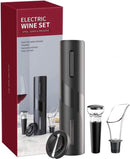 Kit Abridor de Vinho Elétrico Premium - 4 em 1
