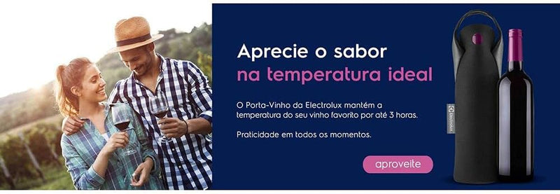 Porta-Vinho Portátil Electrolux Preta