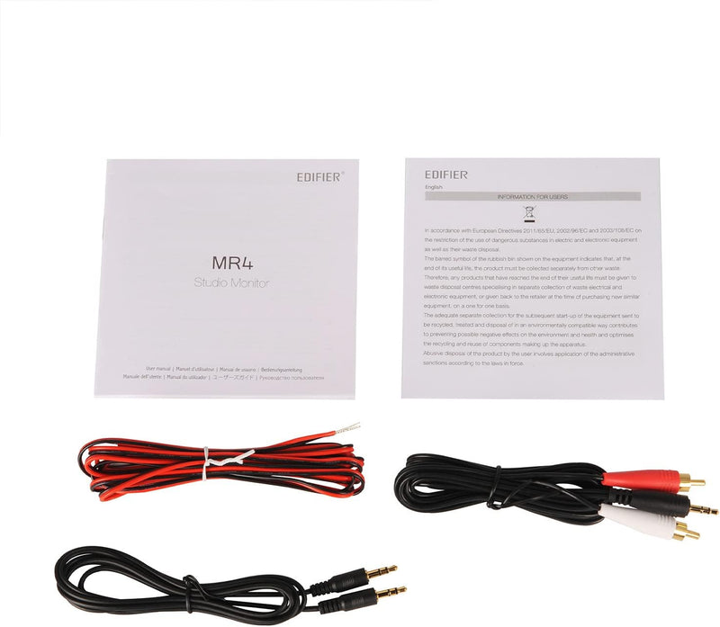 Edifier MONITOR DE ÁUDIO MR4 42W RMS PRETO