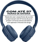 JBL, Fone de Ouvido Bluetooth, Tune 520BT, On-ear, Sem Fio - Azul