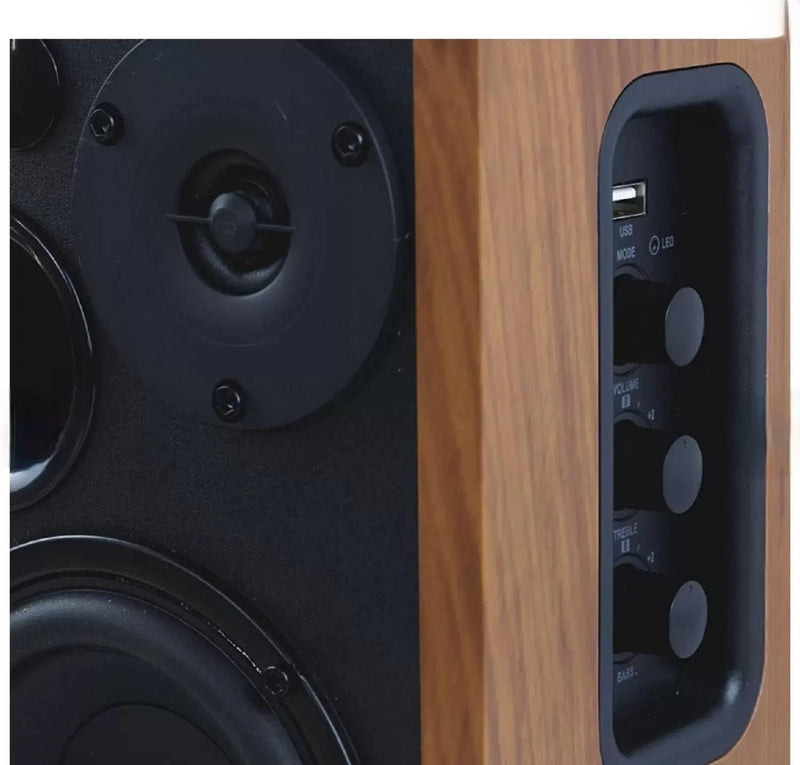 Caixa Acústica De Som Bluetooth 95dB Para Estúdio Musical Televisão Computador 100W Bivolt