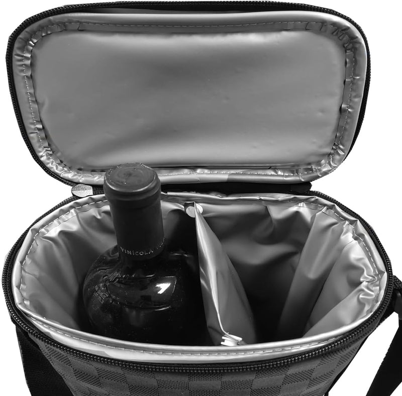 Bolsa Porta Vinho Wine Bag Case 2 Garrafas