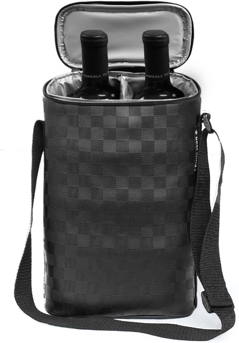Bolsa Porta Vinho Wine Bag Case 2 Garrafas
