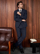 Terno Slim Fit Masculino - Azul Marine055