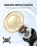 soundcore P40i da Anker, Fones de Ouvido Sem Fio, Cancelamento de Ruído Adaptativo, Graves Poderosos, 60H de Reprodução, Estojo com Suporte, IPX5, Carregamento Sem Fio, Bluetooth 5.3