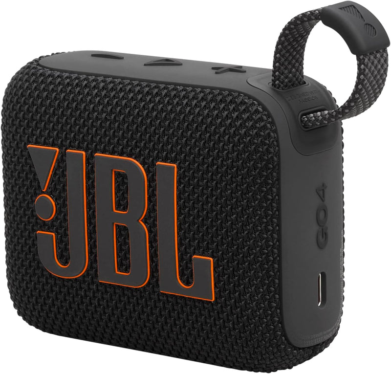 JBL, Caixa de Som, JBL, Go 4, Bluetooth, Portátil, Auracast, À Prova D'água e Poeira - Preta