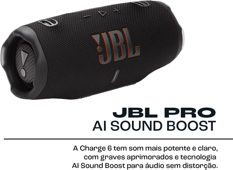 BL, Caixa de Som, Charge 6 - Preta