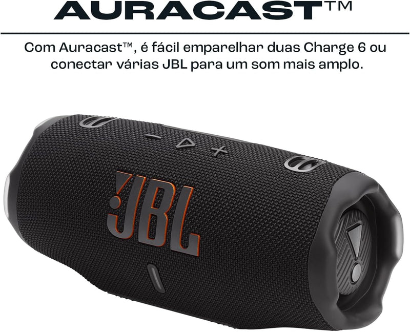 BL, Caixa de Som, Charge 6 - Preta