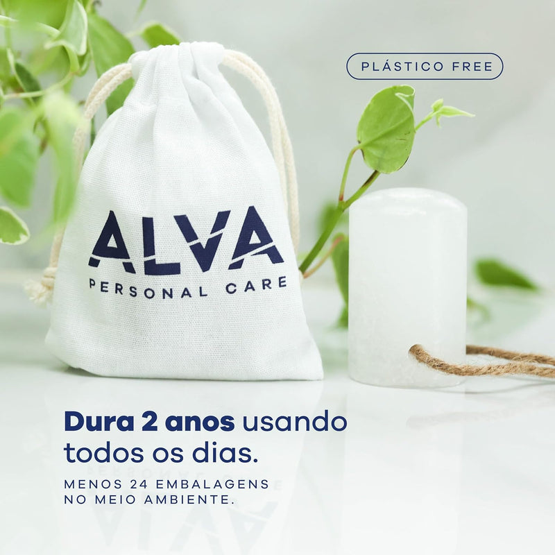 Alva Personal Care Desodorante Stick Cristal Sem Embalagem Alva - 120G