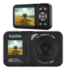 Câmera Digital 4k Ultra Hd 64mp Com Zoom Af, Tela Dupla