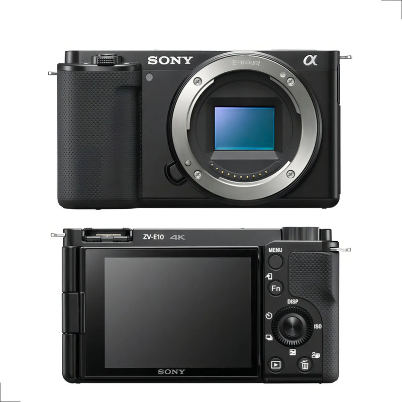 Sony Alpha ZV-E10 ILCZVE10 Mirrorless Preta (Sem Lente)