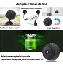 Kit 2 Mini Câmera A9 Espião Wifi Hd Sem Fio Câmera Segurança Preto