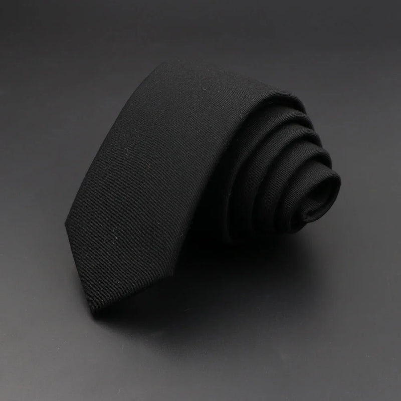 Mens Ties 6cm Classic Cotton Handmade Skinny Grey Plaid Neckties Striped Narrow Collar Slim Cashmere Casual Tie Accessories Gift