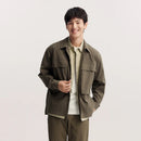 Semir Long Sleeve Shirt Men Workwear Style Textured Jacket 2025 New Spring Oversize Top for Trendy and Comfortable Outfits