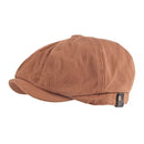 Men's Octagonal Newsboy Hat Cotton Cap French Street Style Gatsby Ivy Cabbie Caps Golf Scally Hat