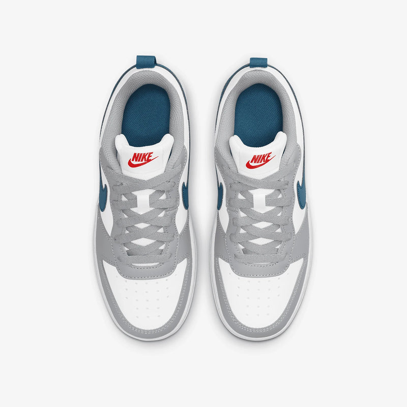 Nike official authentic Court Borough GS women's big and children's low top board shoes BQ5448-117