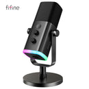 Microfone dinâmico FIFINE USB/XLR