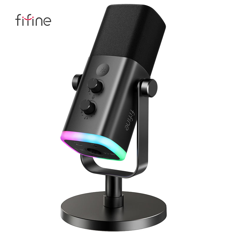 Microfone dinâmico FIFINE USB/XLR
