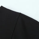 's autumn new women's clothing casual and fashionable temperament, high-end simple and relaxed round neck short dress