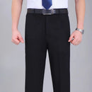 Straight Men's Summer Pants Social Tailoring Cotton Business Linen Male Suit Trousers Elegant Dress Clothing Premium 2024