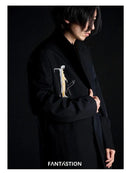 FANTASTION men's jacket with embroidery blazers oversize blazer Men's blazer luxury men's oversize jacket Big size man Suit coat