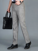 Straight Men's Summer Pants Social Tailoring Cotton Business Linen Male Suit Trousers Elegant Dress Clothing Premium 2024