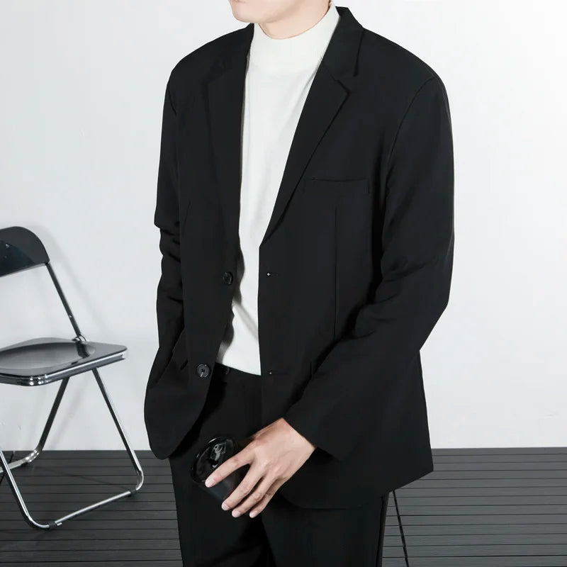 Spring Autumn Blaser Elegant Men's Suits Big Size Suit Top Mens Blazzer Sack Man Dress New in Suits & Blazers for Men Male Coat