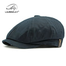 Men's Octagonal Newsboy Hat Cotton Cap French Street Style Gatsby Ivy Cabbie Caps Golf Scally Hat
