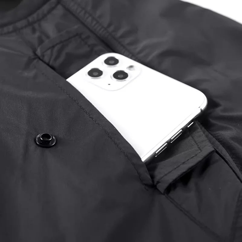 Deconstructive Patchwork Design Tactical Function T Shirt Mens Clothing Y2K High Street Short Sleeve Techwear Tops camisas