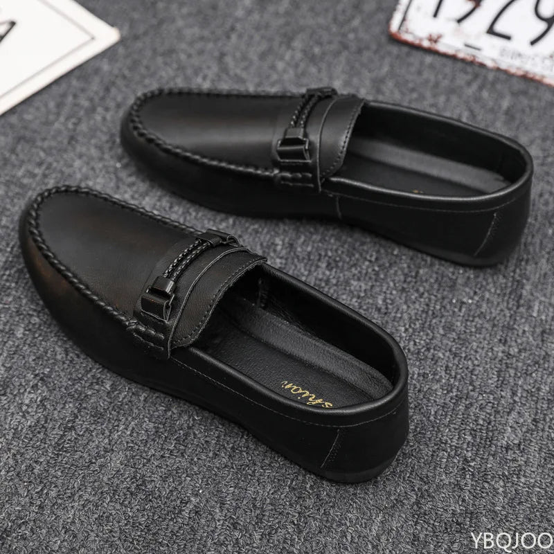 Simple comfortable new spring summer soft soled lightweight men's fashionable versatile men's thick soled breathable men's shoes