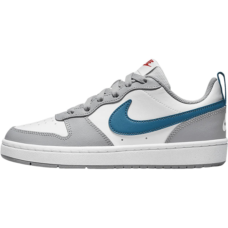 Nike official authentic Court Borough GS women's big and children's low top board shoes BQ5448-117