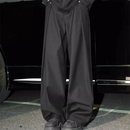 Spring Casual Suit Pants Men Full Length Straight Office Black Grey Loose Wide Legs Formal Trousers Men High Quality Suit Pants