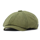 Men's Octagonal Newsboy Hat Cotton Cap French Street Style Gatsby Ivy Cabbie Caps Golf Scally Hat